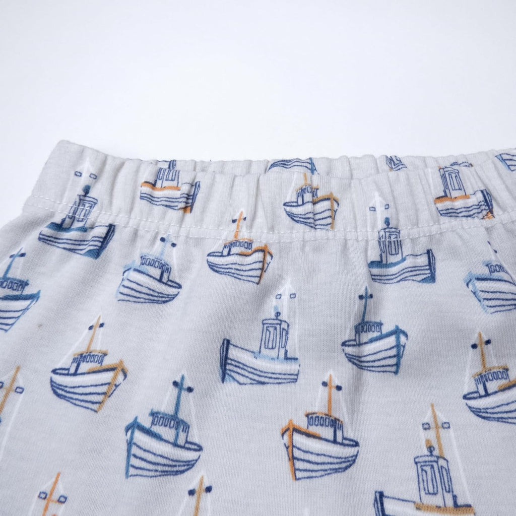 HonestBaby 3-pack Footed Pants Roomy Fit Pull on Bottoms 100% Organic Cotton for Infant Baby Boys, Girls, Unisex