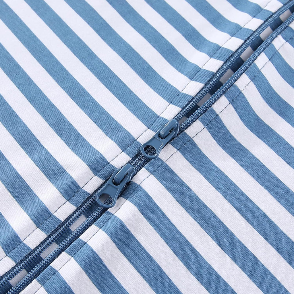 Baby Boy Girl 2 Pack Romper Infant Short Sleeve 2 Way Zipper One Piece Jumpsuits Newborn Clothes 0-24 Months