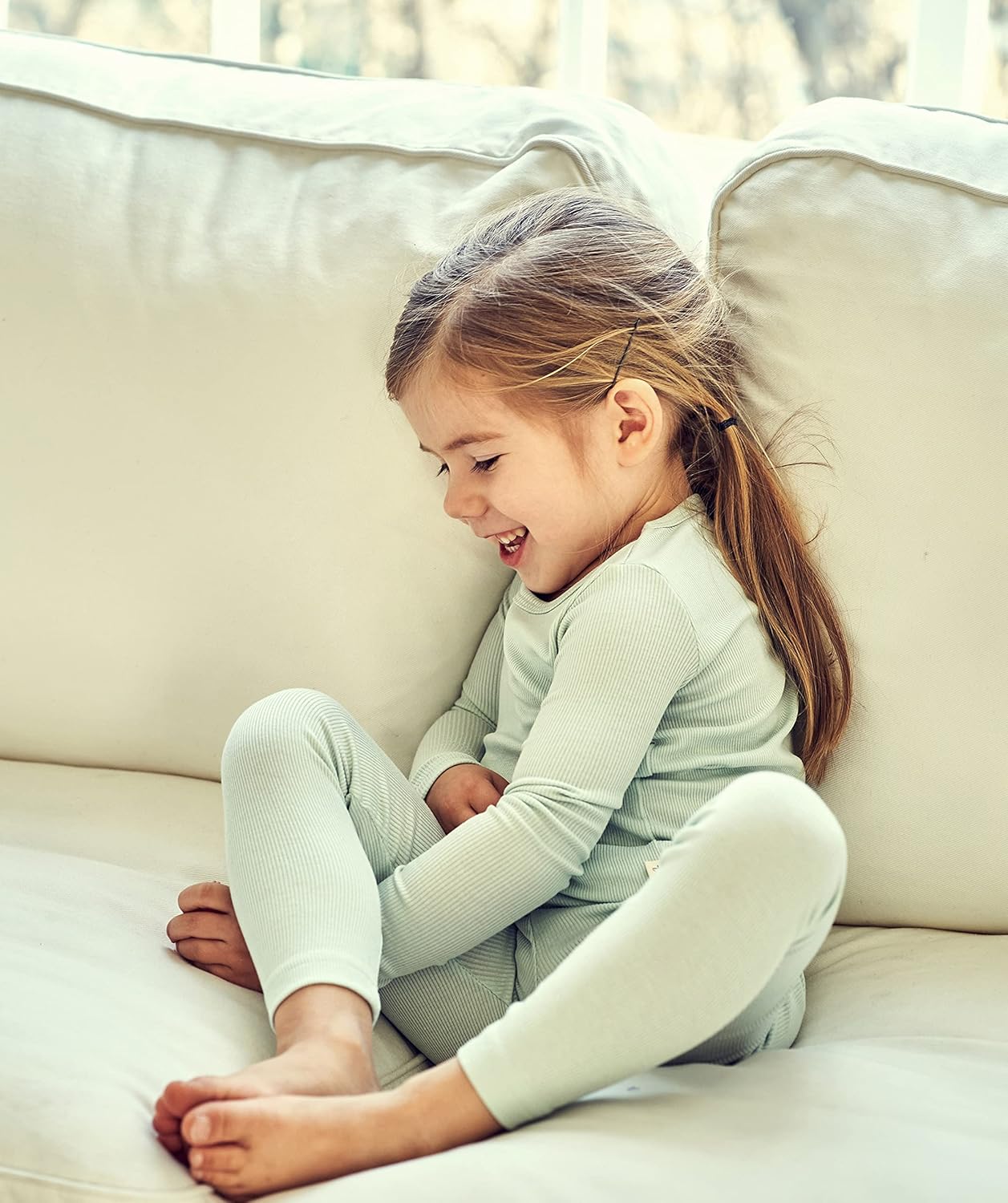 AVAUMA Baby Boys Girls Pajama Set Kids Toddler Snug fit Ribbed Sleepwear pjs for Daily Life Style