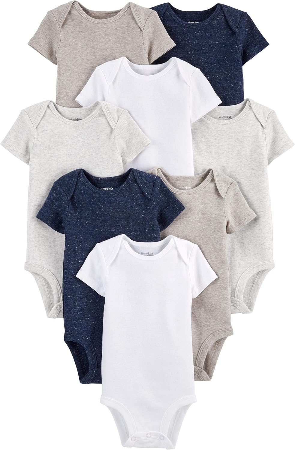 Simple Joys by Carter's Baby 8-Pack Short-Sleeve Bodysuit