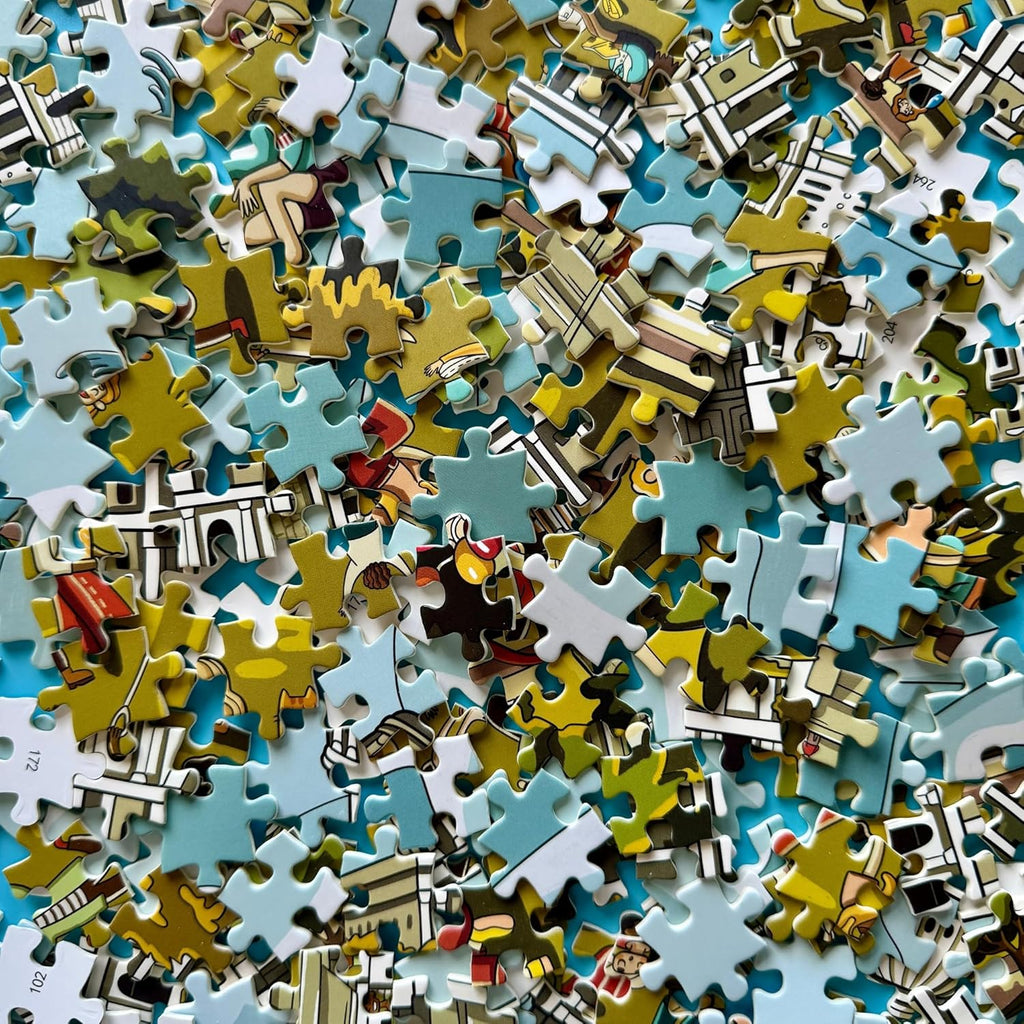 500 Piece Jigsaw Puzzle - United States Capitol - Washington, D.C. – 15.8 x 19.7 inches – Premium Quality Printed Cardboard – Numbered Pieces – Suitable for Ages 14+