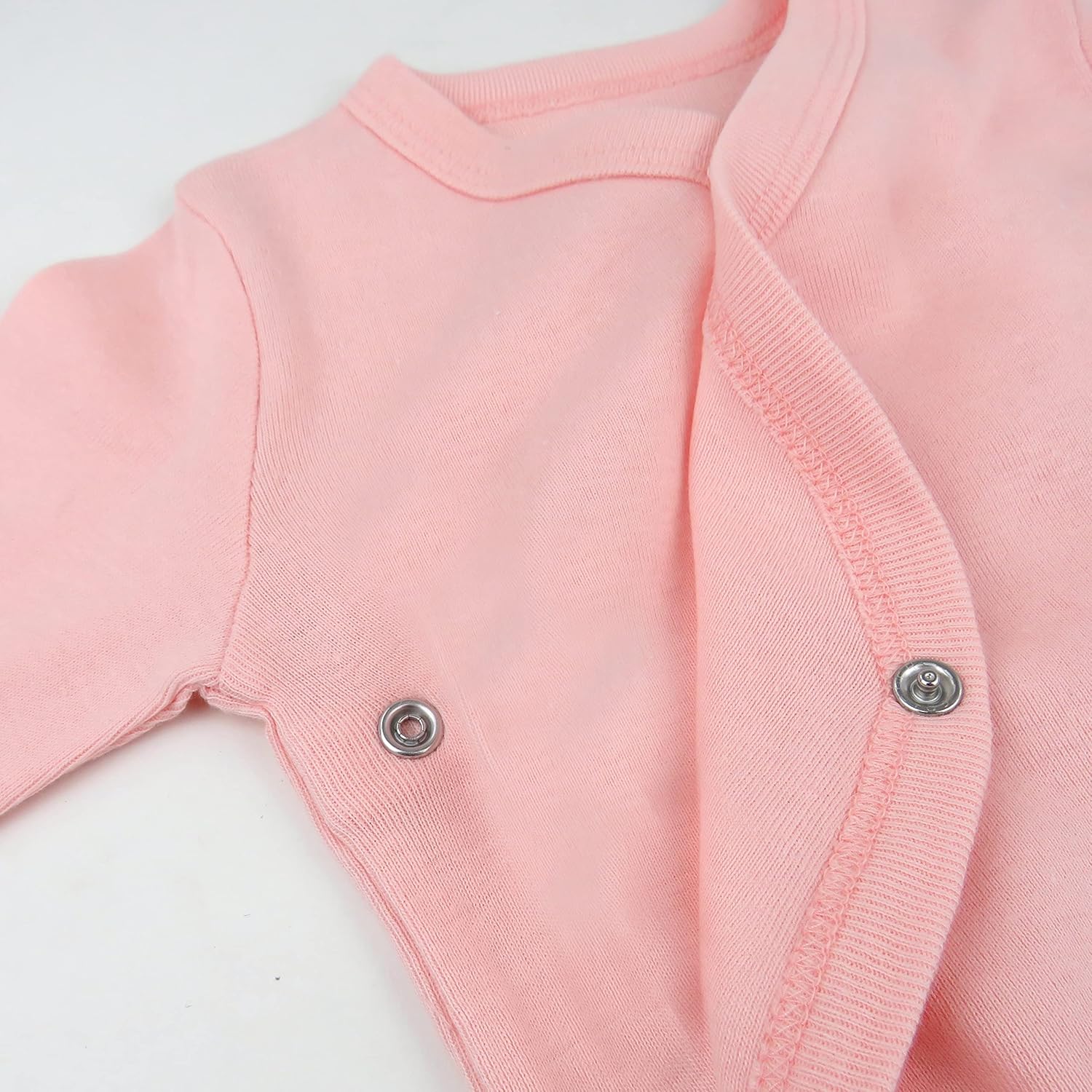 HonestBaby unisex-baby 3-pack Long Sleeve Side-snap Kimono Bodysuits Organic Cotton for Infant Baby Boys, Girls, Unisex