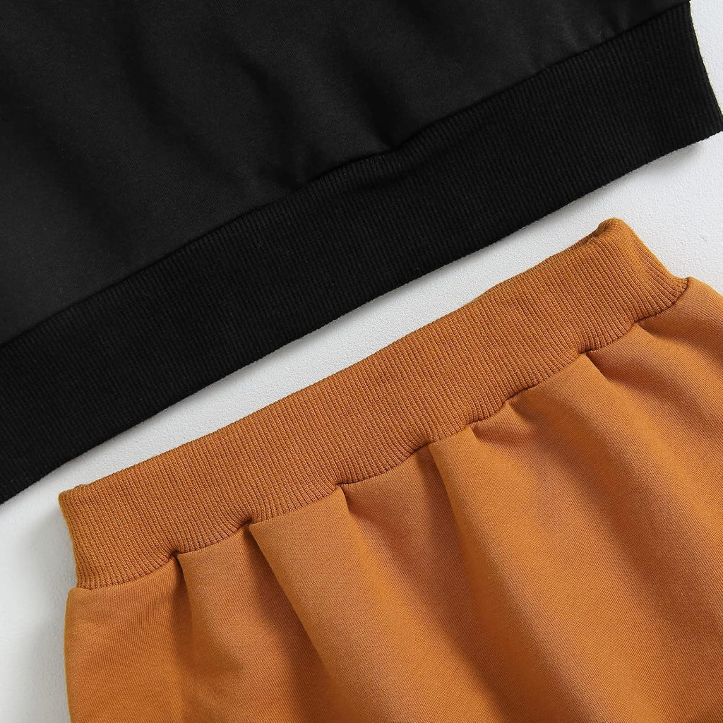 WZTYYDS Toddler Boy Clothes 2T 3T 4T 5T Fall Outfits Baby Pullover & Pants Sets Kids Winter 2Pcs Sweatsuit