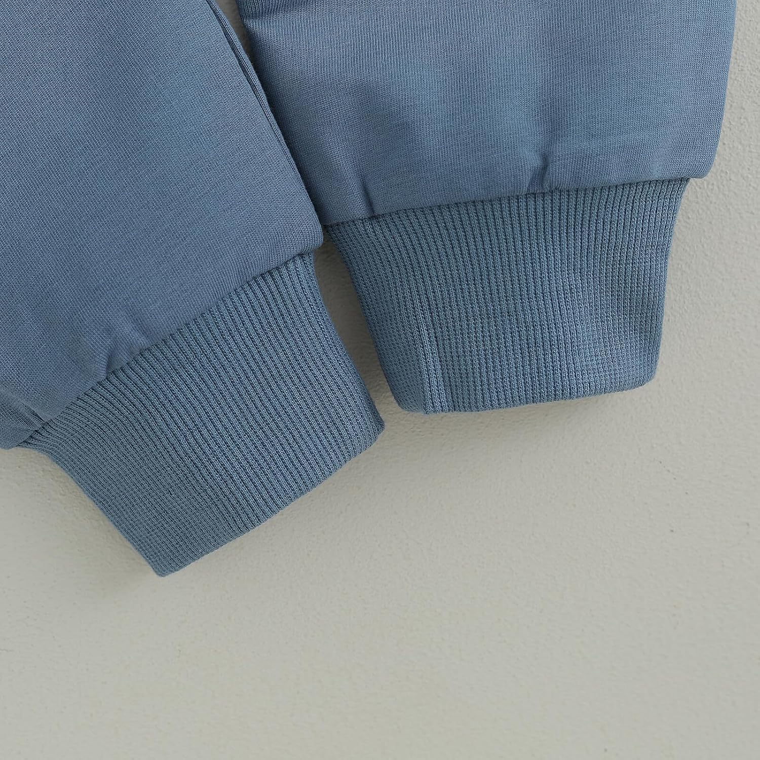 Kupretty Toddler Baby Boy Fall Winter Clothes Color Block Long Sleeve Sweatshirt Pullover Tops + Joggers Pants Outfit Set