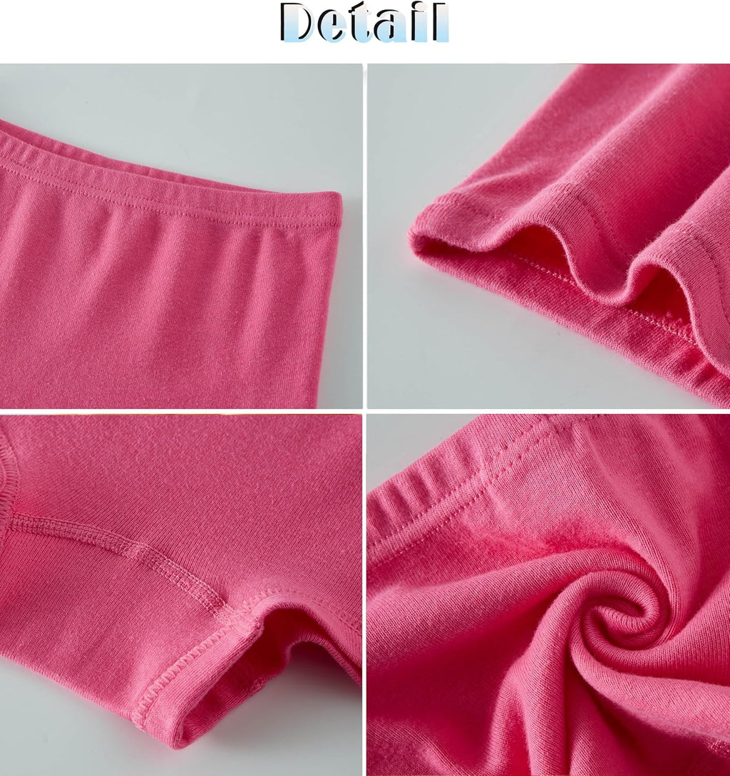Sladatona Soft Girls Boyshort Panties Cotton Briefs Kids Underwear