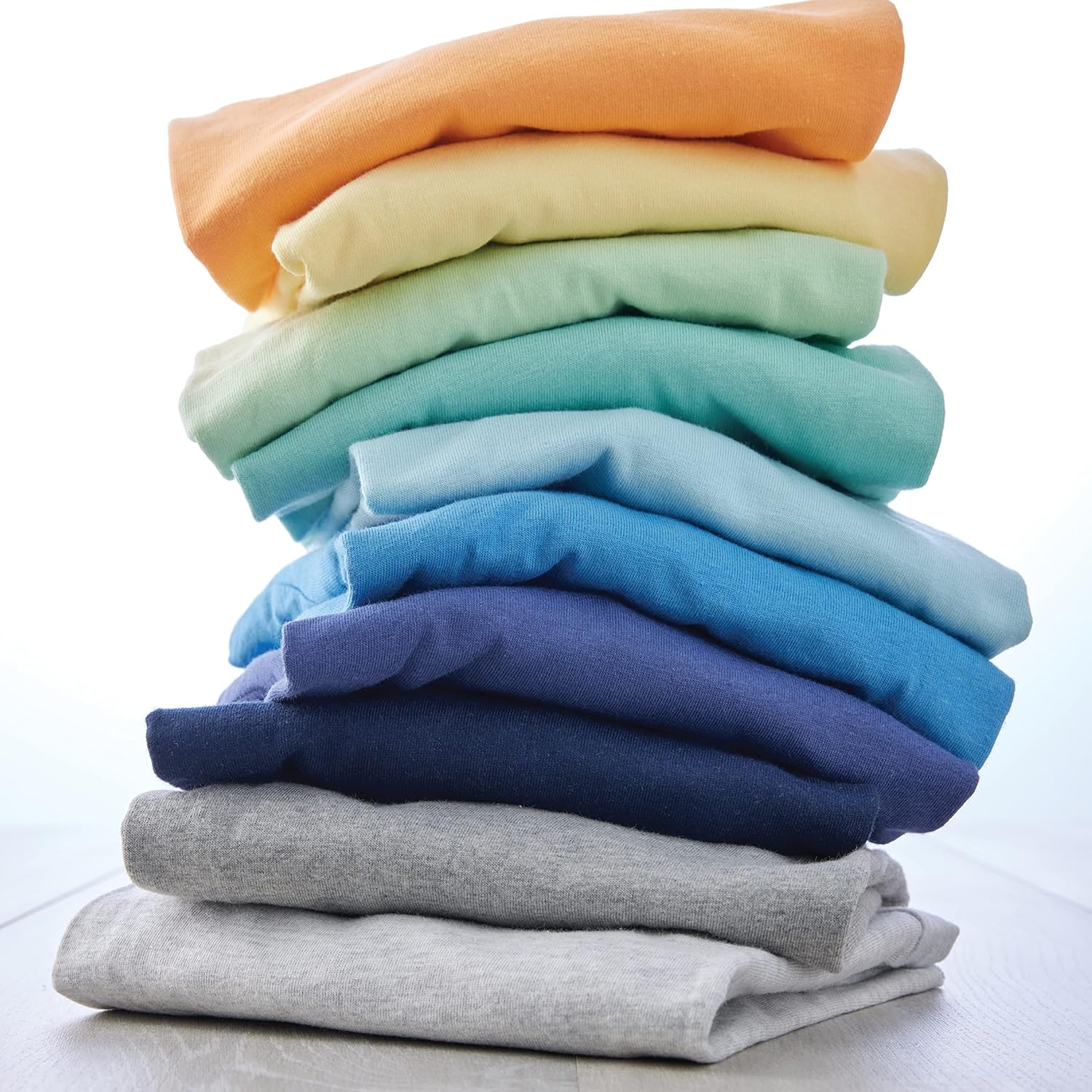 HonestBaby unisex-baby 10-pack Short Sleeve Bodysuits One-piece 100% Organic Cotton for Infant Baby Boys, Girls