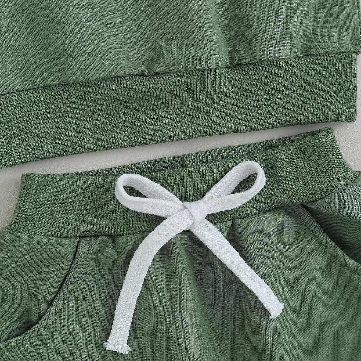 Kupretty Toddler Baby Boy Fall Winter Clothes Color Block Long Sleeve Sweatshirt Pullover Tops + Joggers Pants Outfit Set