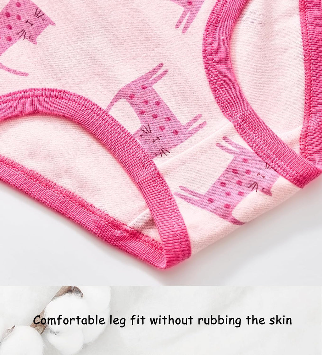 Hahan Girls Soft Panties Toddler Girls Cotton Underwear Kids Briefs