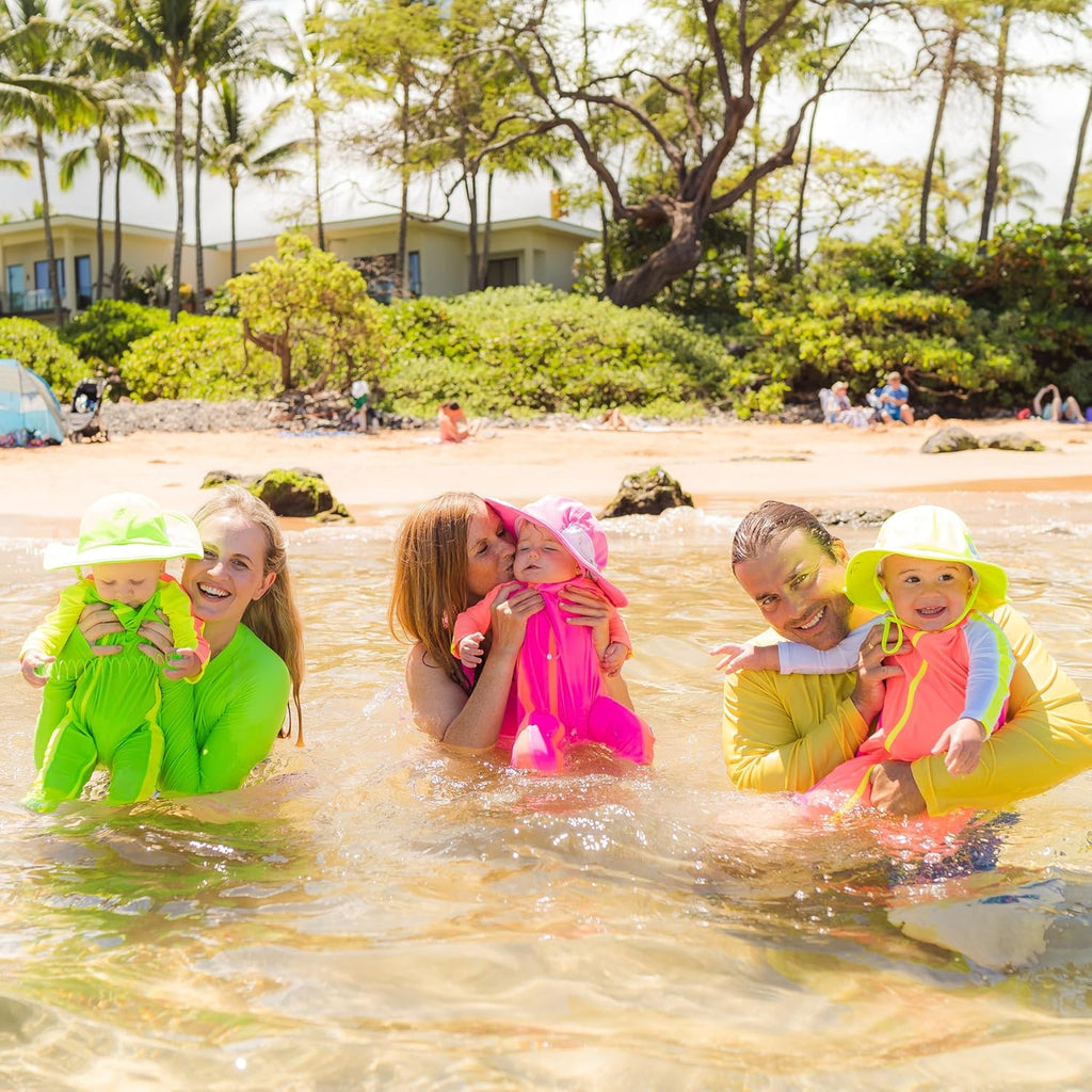 SwimZip Wide Brim Sun Hat | UPF 50+ Protection for Baby, Toddler, and Kids