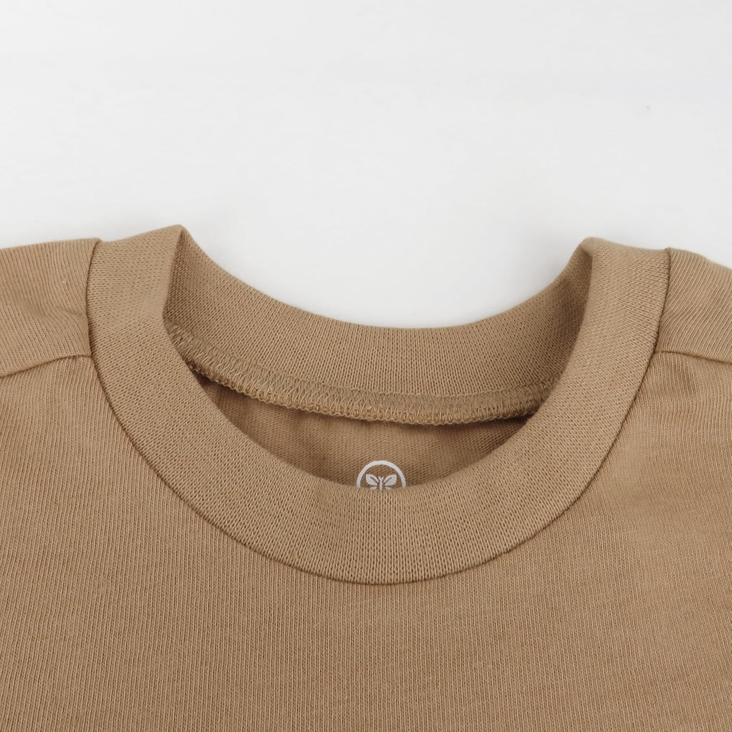 HonestBaby 10-Pack Short Sleeve T-shirts 100% Organic Cotton Baby, Toddler, Little Kids, Boys, Girls, Unisex