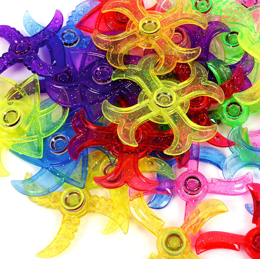 28-Pack Party Fidget Gyro Set,Mini Plastic Finger Gyro,Fidget Toys Party Pack for Classroom Rewards,Birthday Party Favors,Goodie Bag Fillers