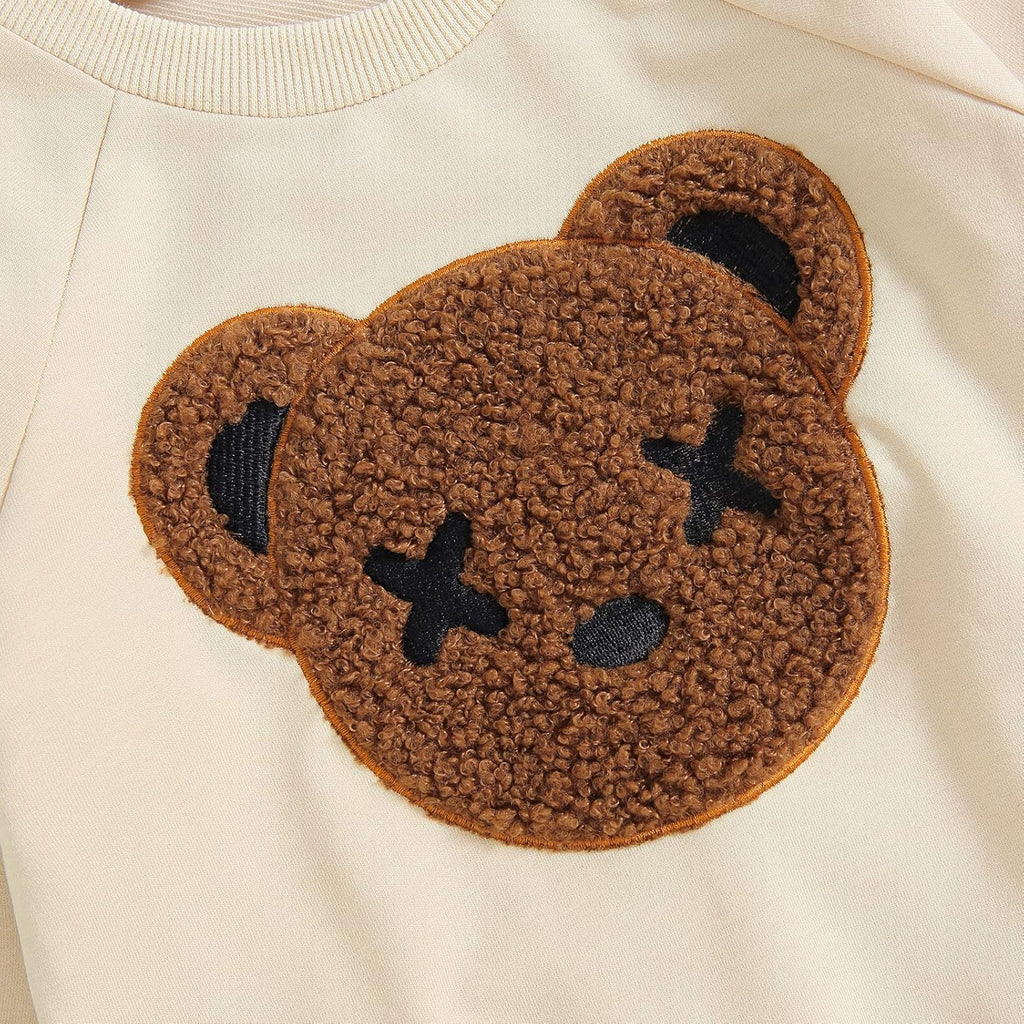 WZTYYDS Toddler Boy Clothes 2T 3T 4T 5T Fall Outfits Baby Pullover & Pants Sets Kids Winter 2Pcs Sweatsuit