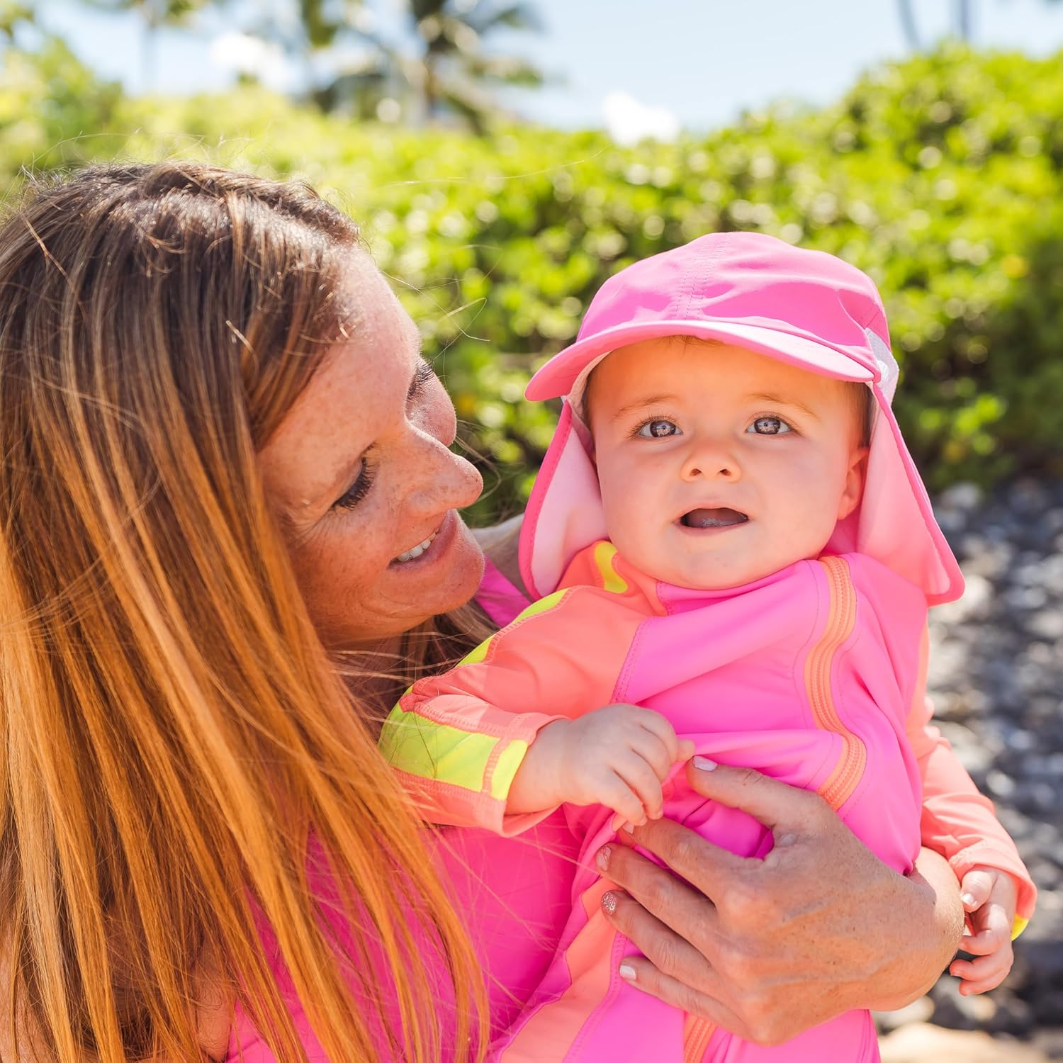 SwimZip Sun Hat with Neck Flap | UPF 50+ Protection for Baby, Toddler, and Kids