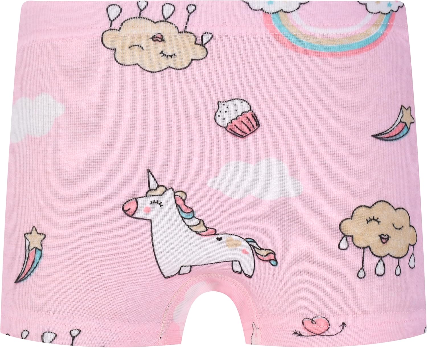 Cczmfeas Girls Hipster Cotton Underwear Boyshort Panties 6 Pack