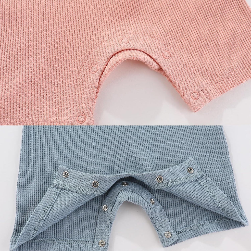 Baby Bodysuits Solid Romper One-Piece Newborn Clothes 2 Pack Baby Shower Gifts