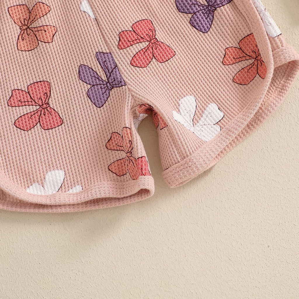 WZTYYDS Toddler Baby Girl Summer Clothes Floral Romper Tie-Up Strap Halter Jumpsuit Infant Summer Sling Playsuit 6M-3T