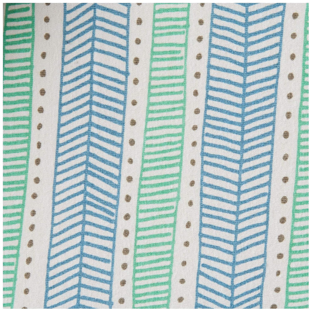 HonestBaby Organic Cotton Changing Pad Cover, Dots & Dashes, One Size