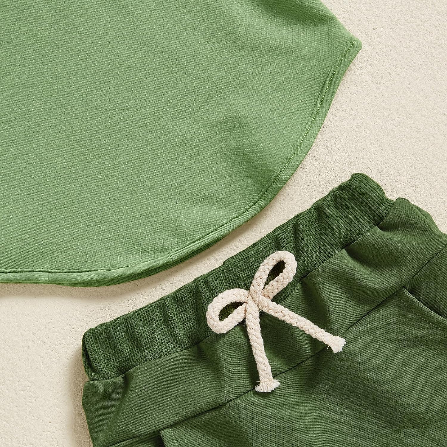 Toddler Baby Boy Summer Hooded Outfit Contrast Color Short Sleeve T Shirt Top Elastic Shorts Summer Clothes Set