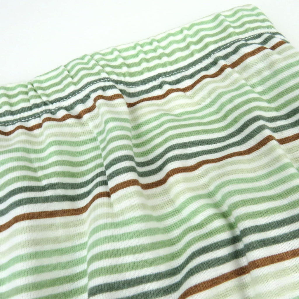 HonestBaby 3-pack Footed Pants Roomy Fit Pull on Bottoms 100% Organic Cotton for Infant Baby Boys, Girls, Unisex