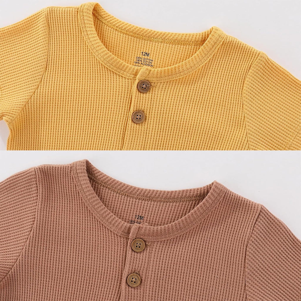 Baby Bodysuits Solid Romper One-Piece Newborn Clothes 2 Pack Baby Shower Gifts