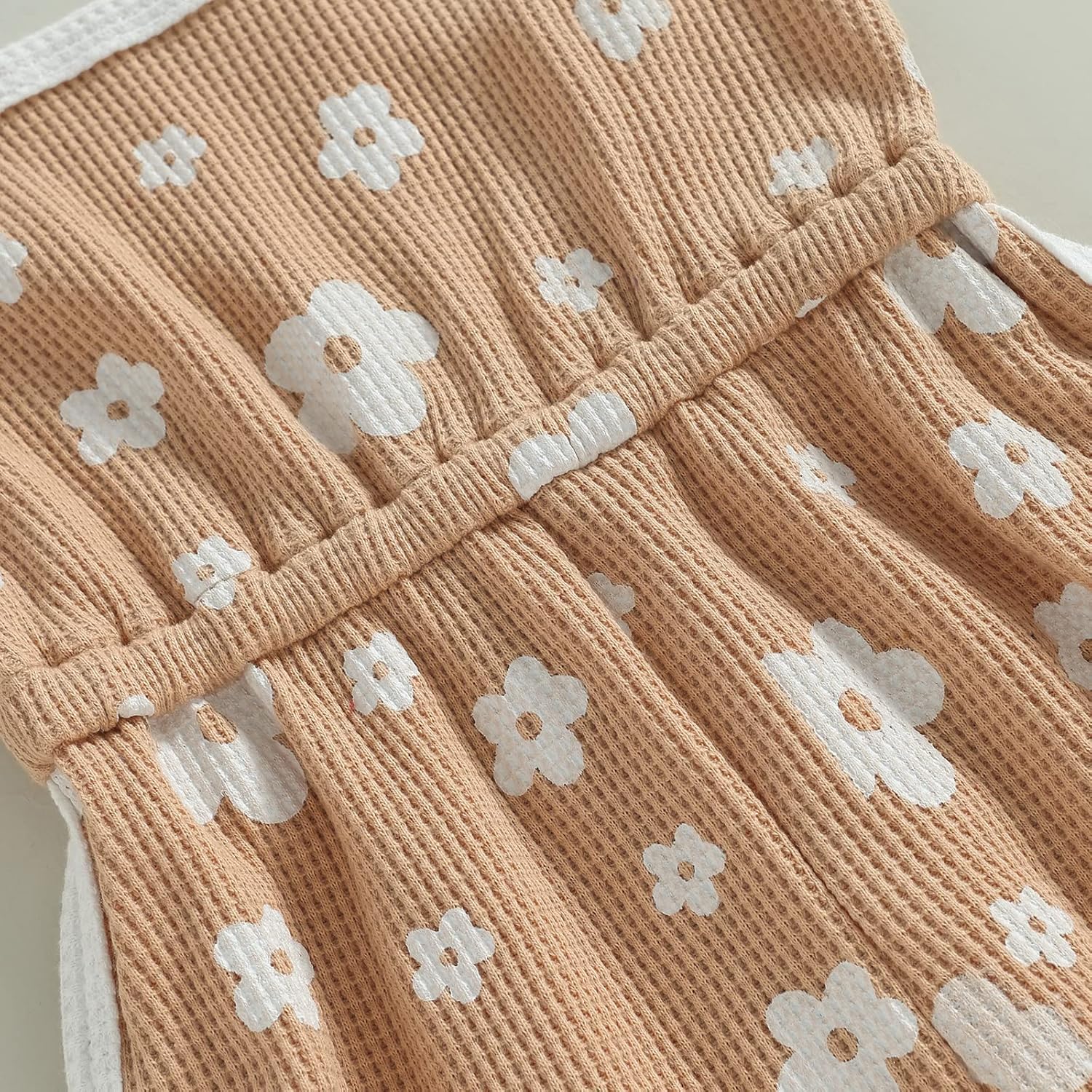 WZTYYDS Toddler Baby Girl Summer Clothes Floral Romper Tie-Up Strap Halter Jumpsuit Infant Summer Sling Playsuit 6M-3T