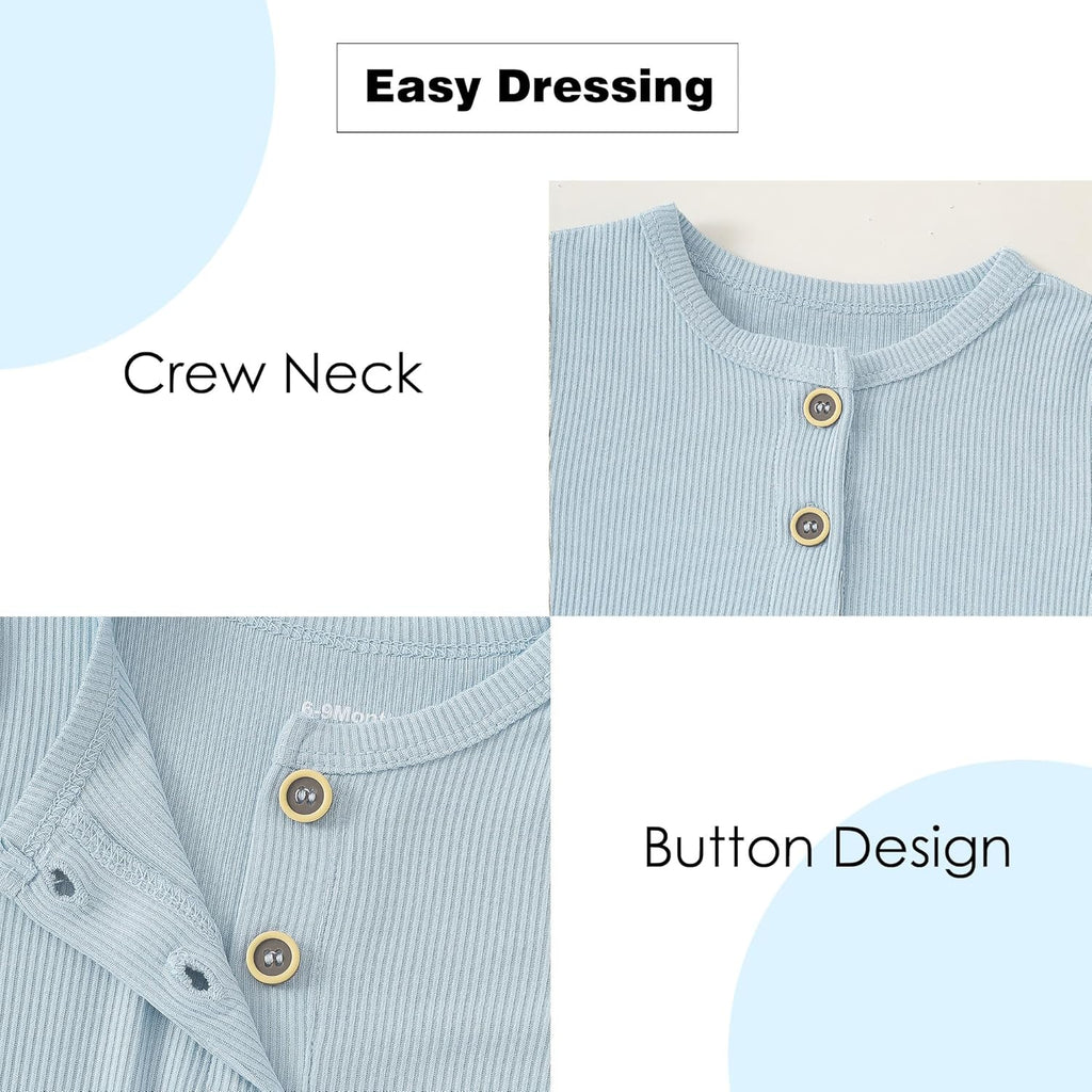 ROMPERINBOX Bamboo Onsies Baby Boy Short Sleeve 3 Pack Baby Bodysuit for Newborn Infant 0-24 Months, Viscose from Bamboo