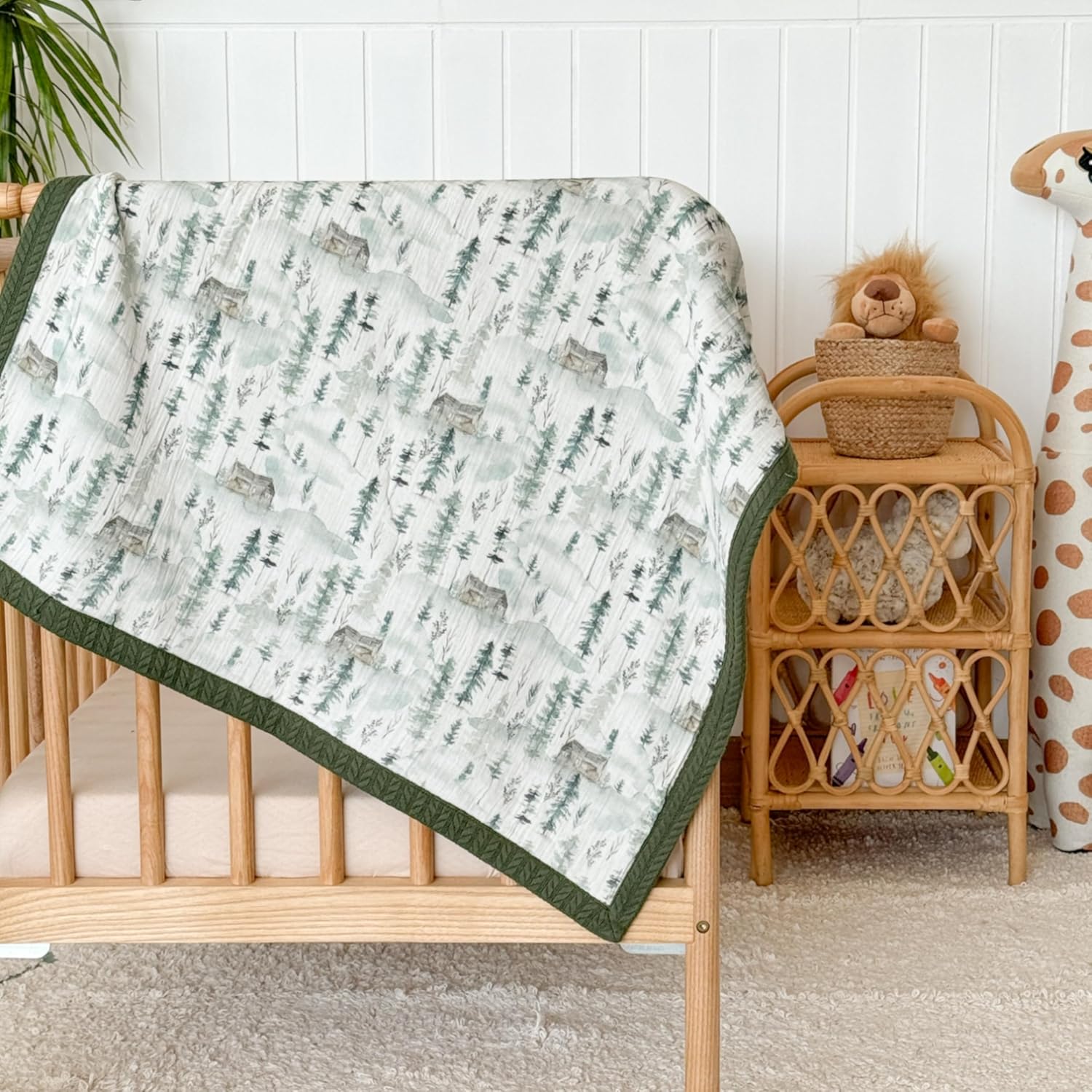 Personalized Baby Blanket with Name – Handmade 100% Organic Cotton Newborn Gift | Custom Knit Blanket for Boys, Girls, Kids & Baby Showers