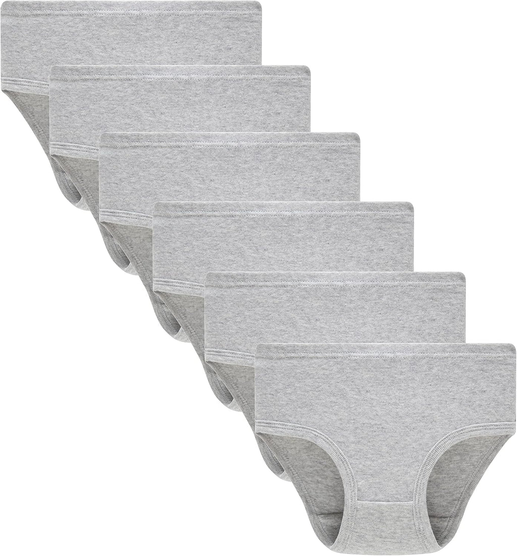 Cadidi Dinos Little Girls' Soft Cotton Underwear Kids Cool Breathable Comfort Panty Briefs Toddler Undies(Pack of 6)