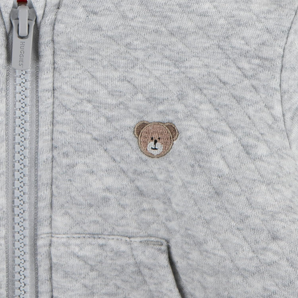 Huggies Baby Fleece Lined Zip Up Hooded Jacket