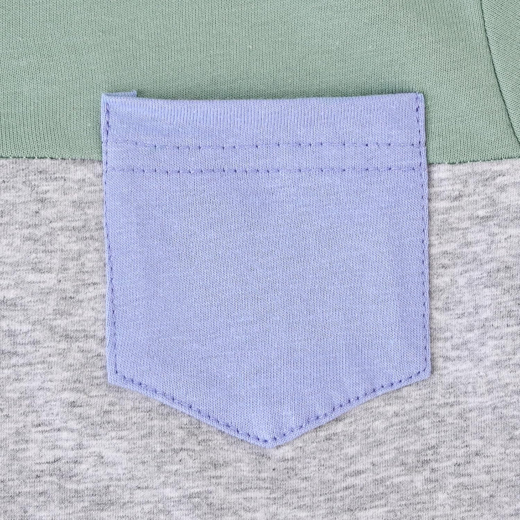 Baby Boy Clothes Toddler Boy Summer Outfits Short Sleeve Patchwork Top T-shirt & Pocket Pant Set 2 Piece 12 Months-4T