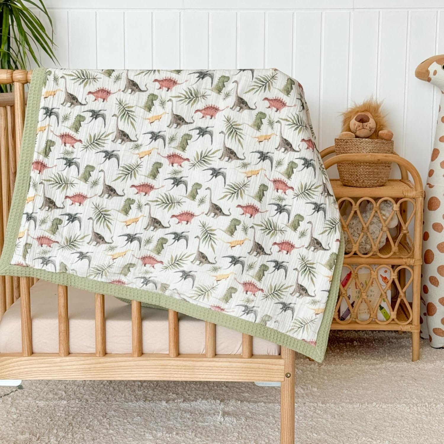 Personalized Baby Blanket with Name – Handmade 100% Organic Cotton Newborn Gift | Custom Knit Blanket for Boys, Girls, Kids & Baby Showers