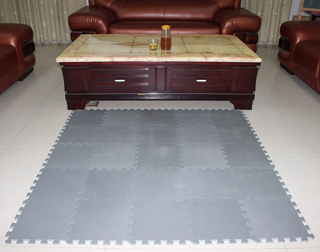 MQIAOHAM® 25 Pieces Puzzle Play Mats, Soft Baby Play Mat, Kids Interlocking Foam Floor Tiles, Toddlers Carpet Playmats G301025-112