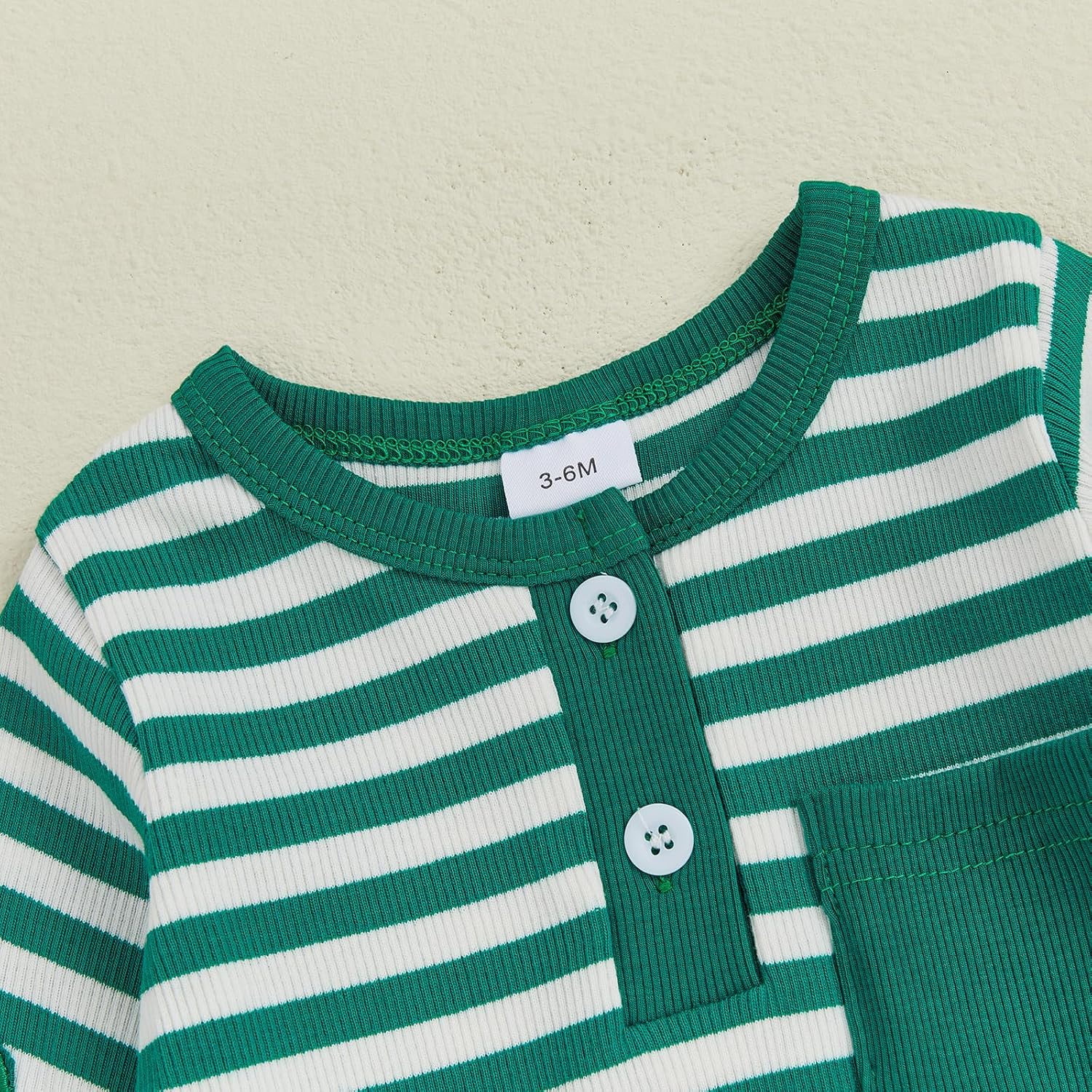 fhutpw Baby Boy Clothes 3 6 12 18 Months Ribbed Knitted Long Sleeve Romper and Pants Sets Newborn Fall Splicing Color Outfits