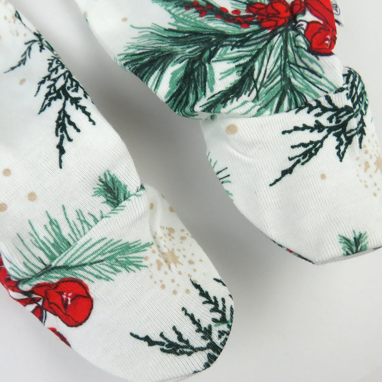 HonestBaby 3-pack Footed Pants Roomy Fit Pull on Bottoms 100% Organic Cotton for Infant Baby Boys, Girls, Unisex