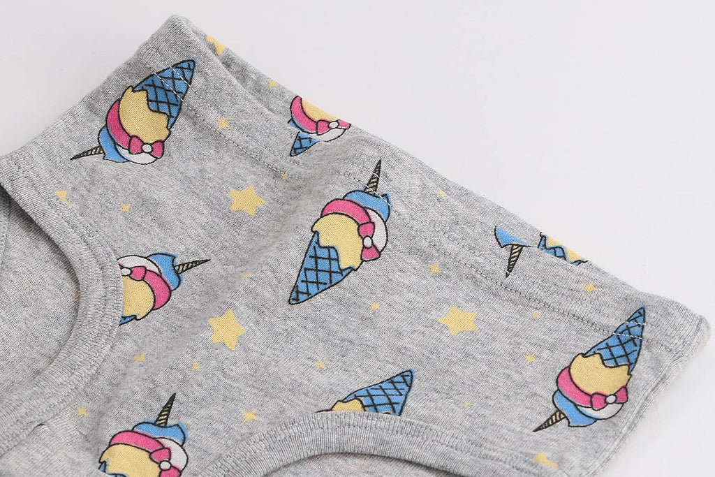 Hahan Girls Soft Panties Toddler Girls Cotton Underwear Kids Briefs