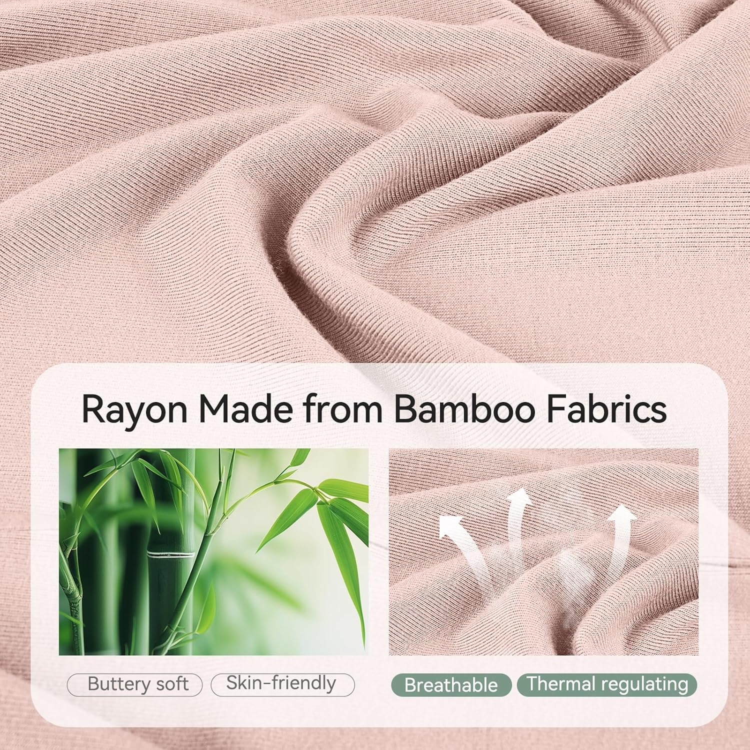 BubblePanda Rayon Made From Bamboo Baby Pajamas Baby Clothes for Boys Girls Unisex Zip-Front Non-Slip Onesie Sleeper