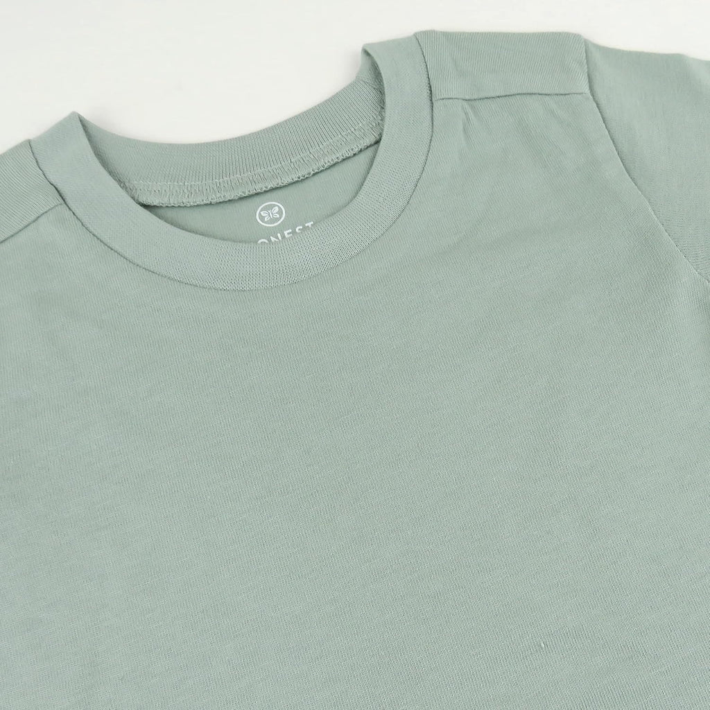 5-Pack Short Sleeve T-Shirts 100% Organic Cotton Baby, Toddler, Little Kid, Boy, Girl, Unisex