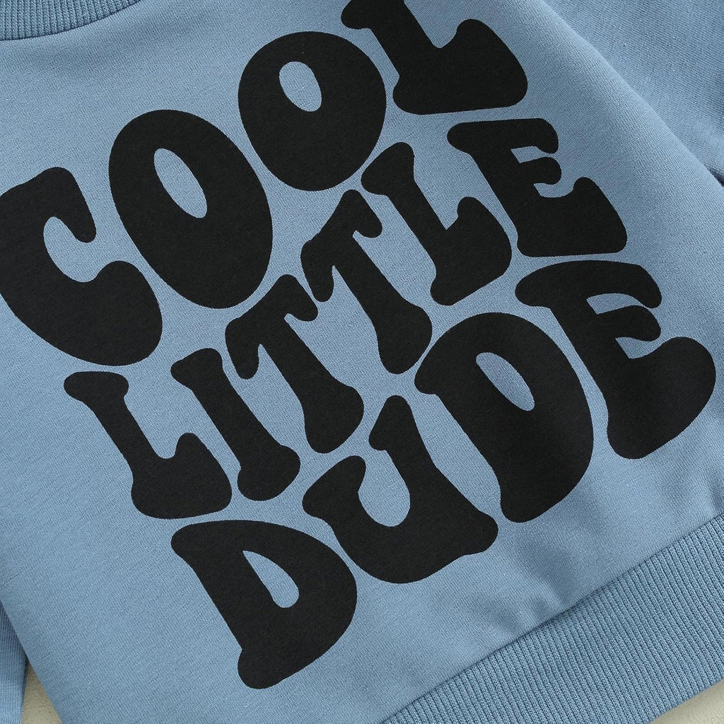 Baby Boy Clothes Fall 6 12 18 24 Months Football Long Sleeve Pullover Tops & Pant Sets Toddler Winter Outfits