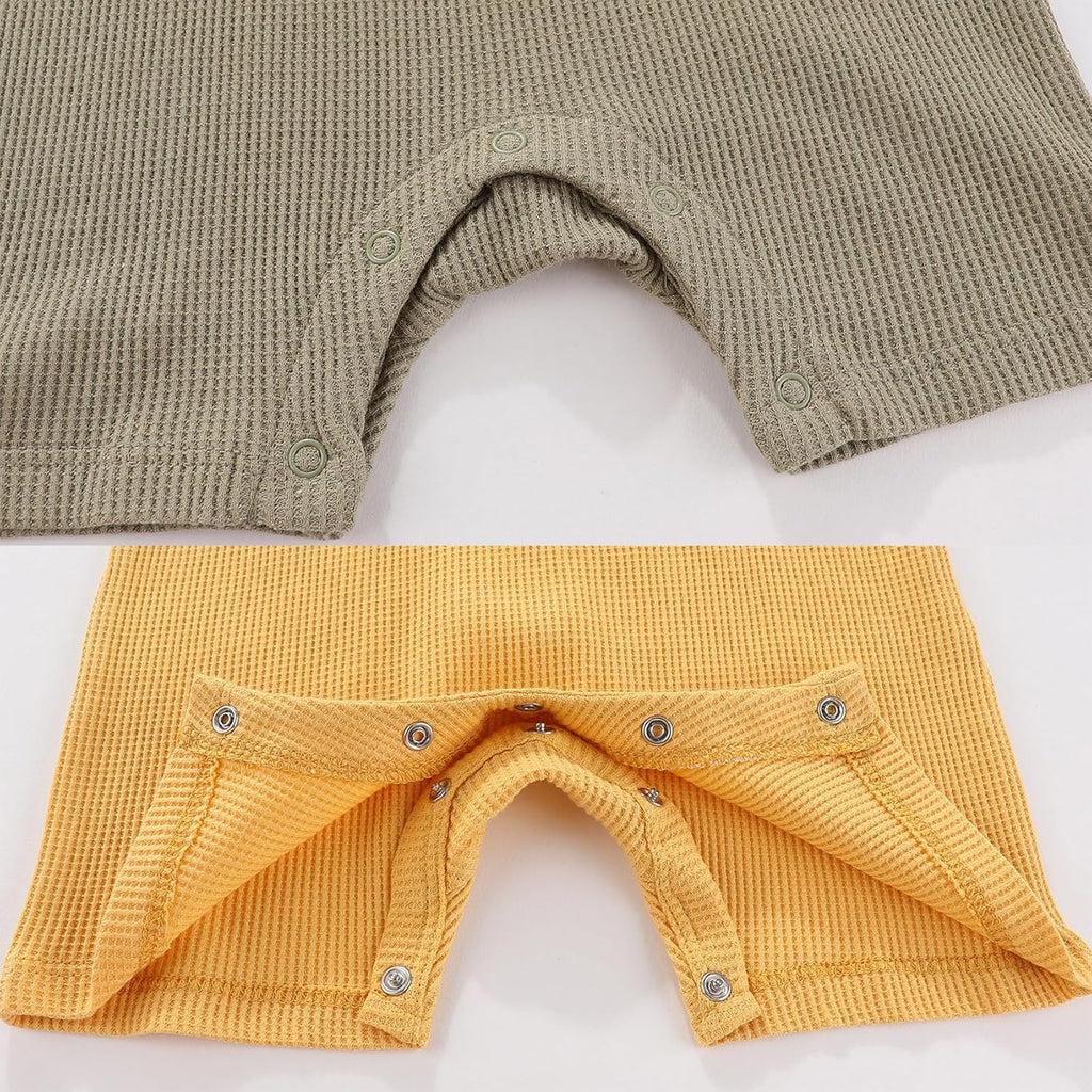 Baby Bodysuits Solid Romper One-Piece Newborn Clothes 2 Pack Baby Shower Gifts