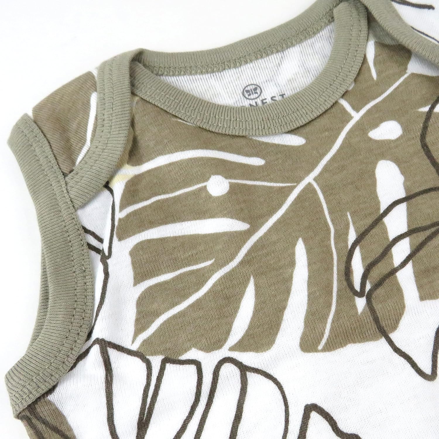 Sleeveless Bodysuits One-piece 100% Organic Cotton for Baby Boys, Girls, Unisex