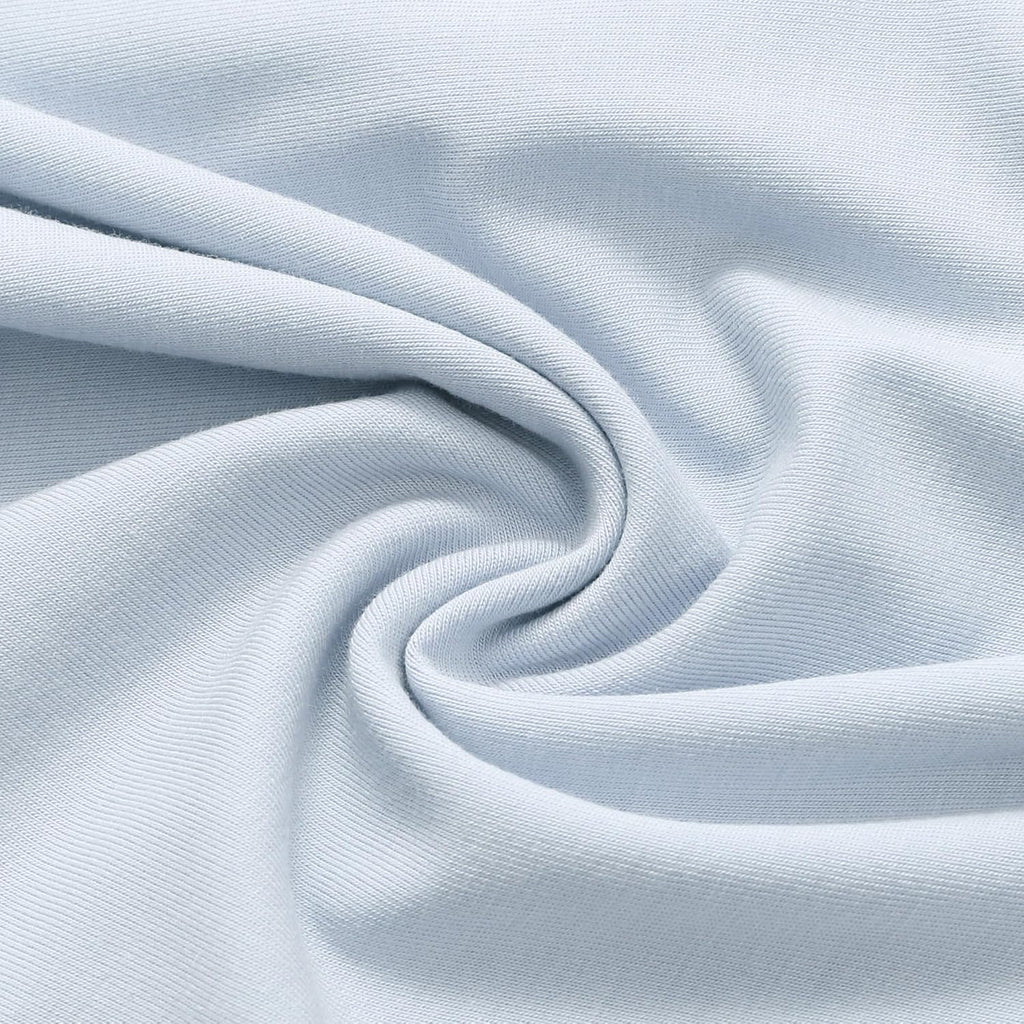 JunNeng Baby Boy Girl 2 Pack Rayon of Bamboo Summer Sleeper Infant Soft Short Sleeve Zipper Footless One-piece Romper