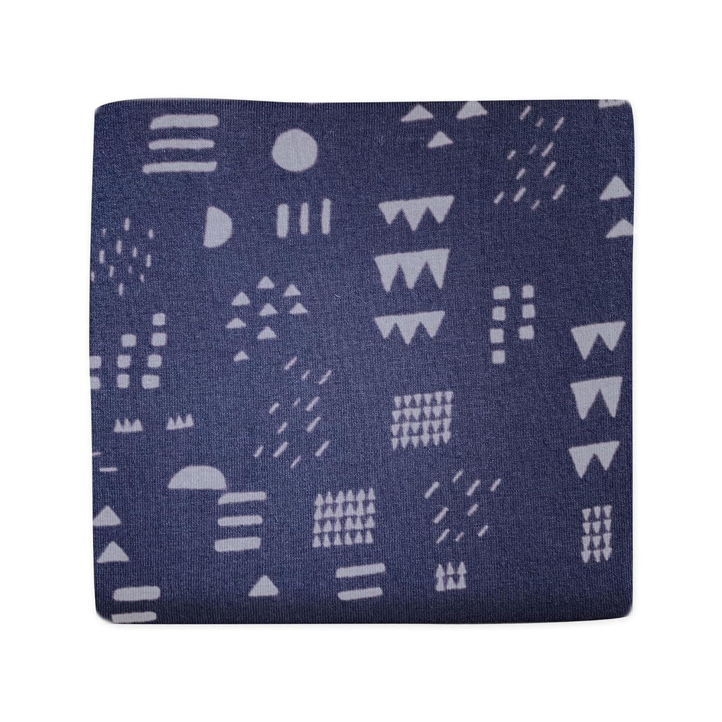 HonestBaby Organic Cotton Changing Pad Cover, Pattern Play Navy, One Size
