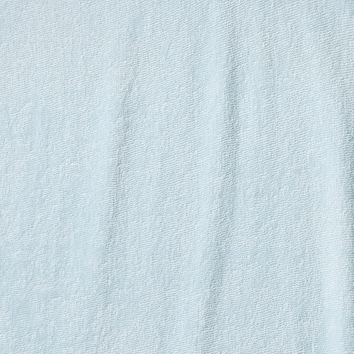 HonestBaby Unisex Baby Organic Cotton Changing Pad Cover And Toddler Sleepers, Light Blue (Terry Cotton), 1 Count Pack Of 1 US