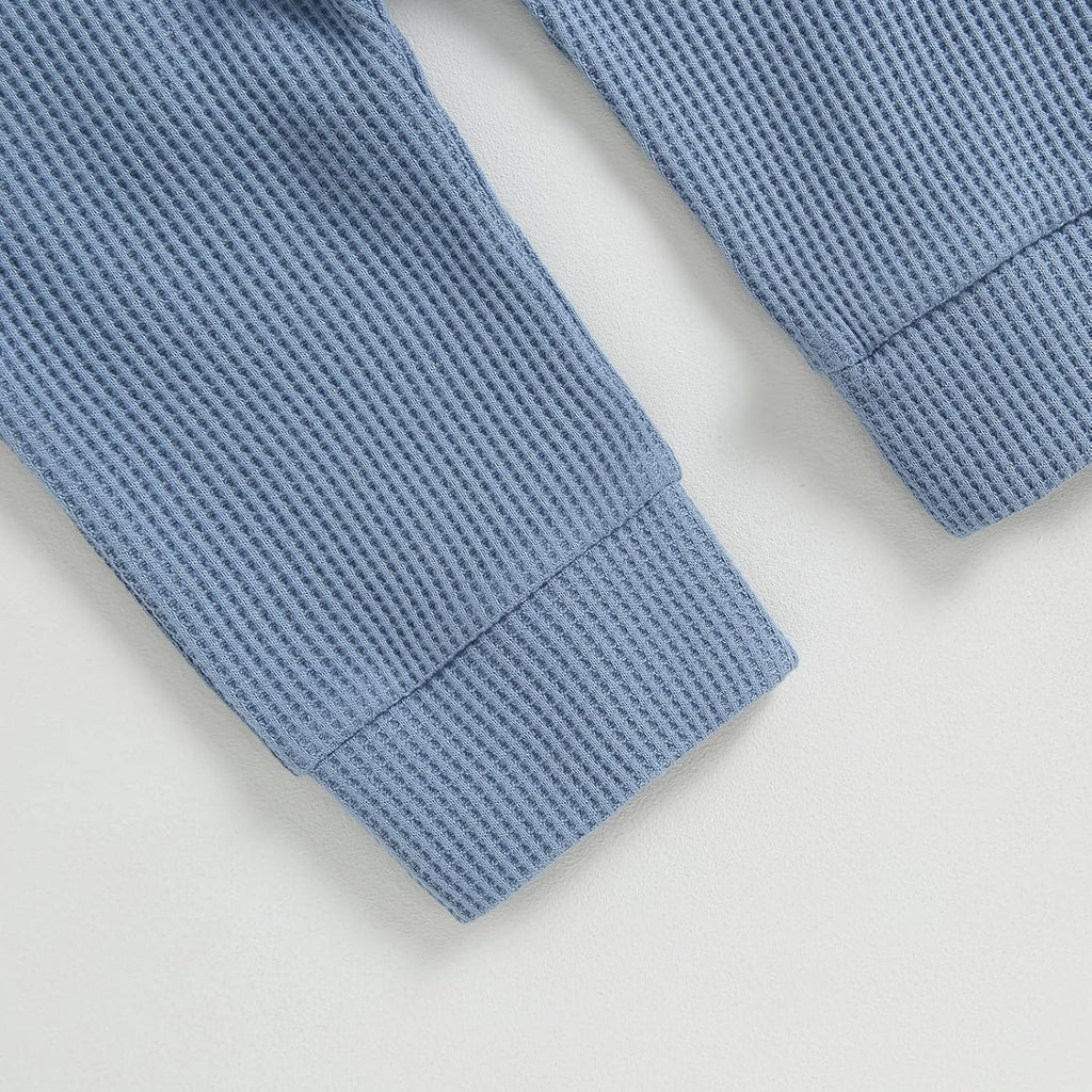 Kupretty Toddler Baby Boy Fall Winter Clothes Color Block Long Sleeve Sweatshirt Pullover Tops + Joggers Pants Outfit Set