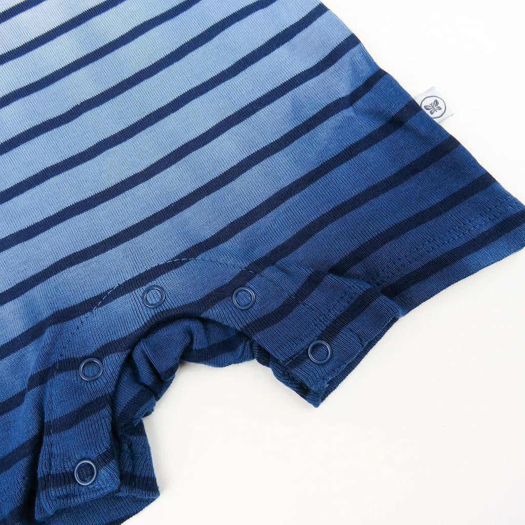 HonestBaby Short Sleeve and Tank Romper 100% Organic Cotton for Infant Baby and Toddler Boys