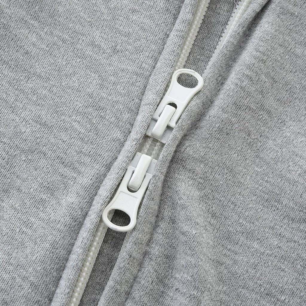 Baby Romper 100% Organic Cotton Pajamas One Piece Long Sleeve Zipper Footie Onesie for 0~12M Baby