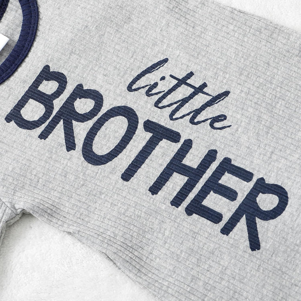 NZRVAWS Baby Boy Clothes Preemie Infant Boy Bear Outfits Jumpsuit Bodysuit Letter Print Romper