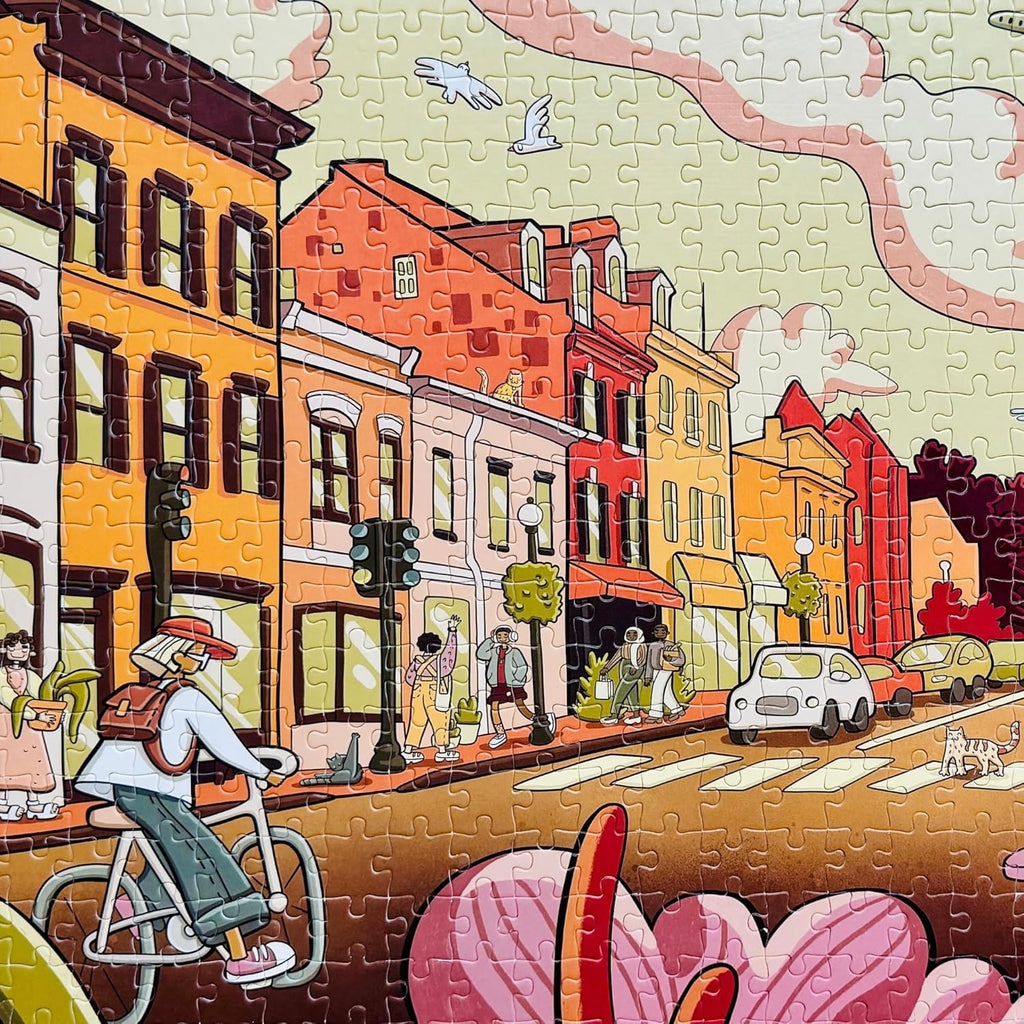500 Piece Jigsaw Puzzle – Georgetown – Washington, D.C. – 15.8 x 19.7 inches – Premium Quality Printed Cardboard – Numbered Pieces – Suitable for Ages 14+