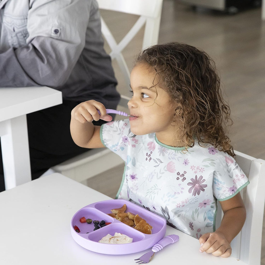 Bumkins Bibs - Toddler Bibs, Waterproof, Large for 1-3 Years, Short Sleeve