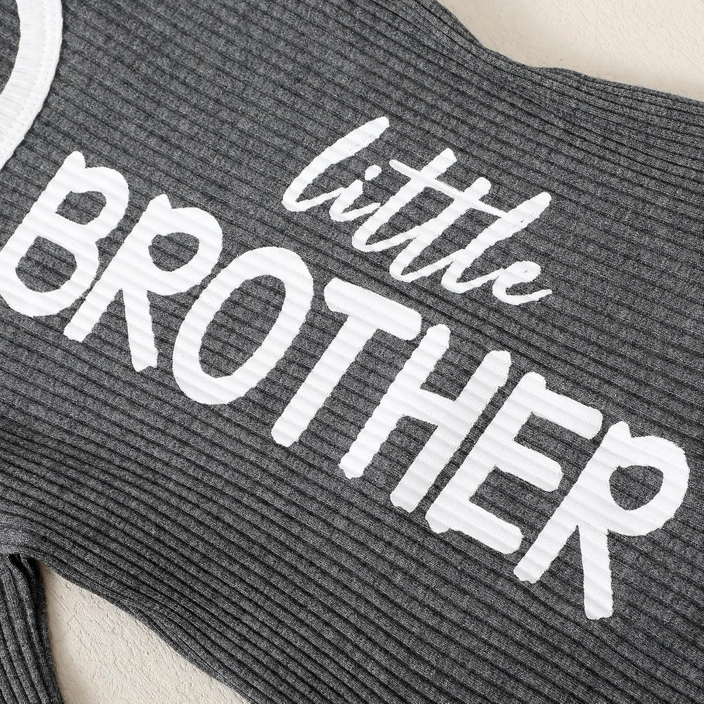 NZRVAWS Baby Boy Clothes Preemie Infant Boy Bear Outfits Jumpsuit Bodysuit Letter Print Romper